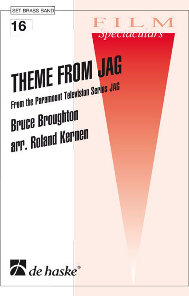 Bruce Broughton, Theme from JAG for Brass Band Partitur und Stimmen