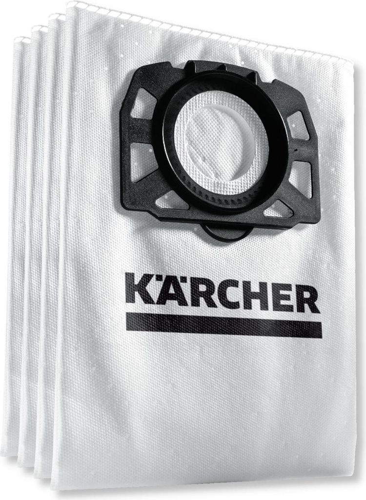 4 Original Kärcher Vlies-Staubsaugerbeutel für WD 5 Premium Filtertüten