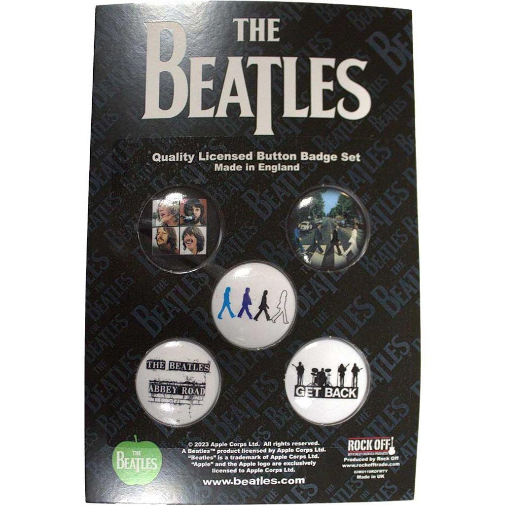 The Beatles - Abzeichen "1969-1970" 5er-Pack RO10693 (Einheitsgröße) (Bunt)