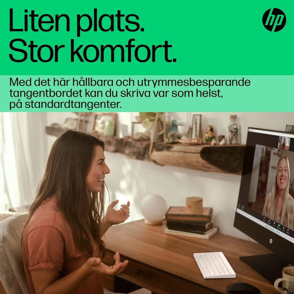 Libérez votre bureau avec le Clavier Mécanique HP 350 Bluetooth Mini Blanc