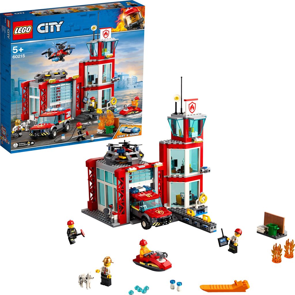 Remiza strażacka LEGO® City, 60215 Zdjęcie produktu 