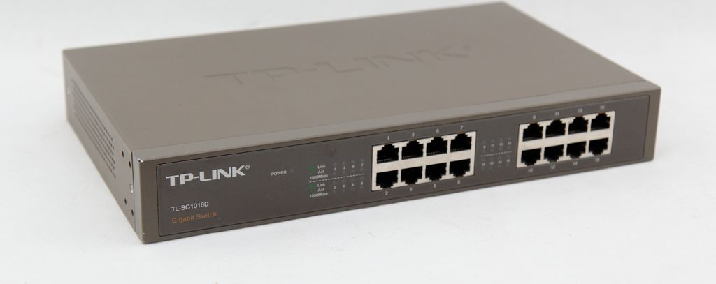 TP-LINK TL-SG1016D 16-Port Gigabit Switch - Switch