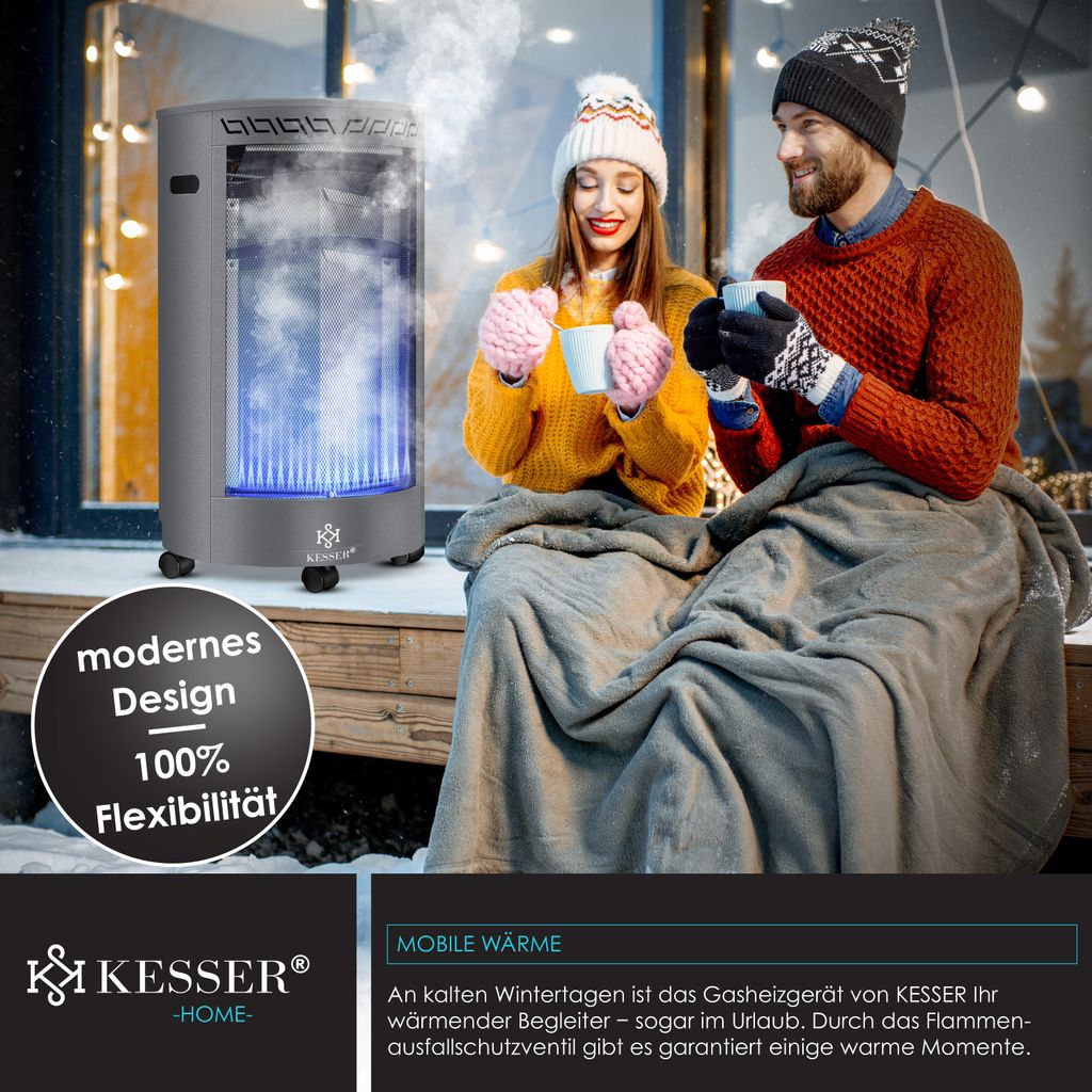 KESSER® Gasheizer Keramik 4200 Watt Gas Heizstrahler inkl. Produktbild 10