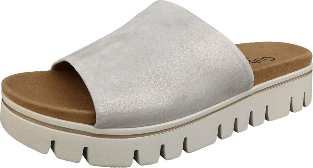 Gabor (0) Plateau Pantoletten Damen 31383137333634 Beige 40 1/2 EU