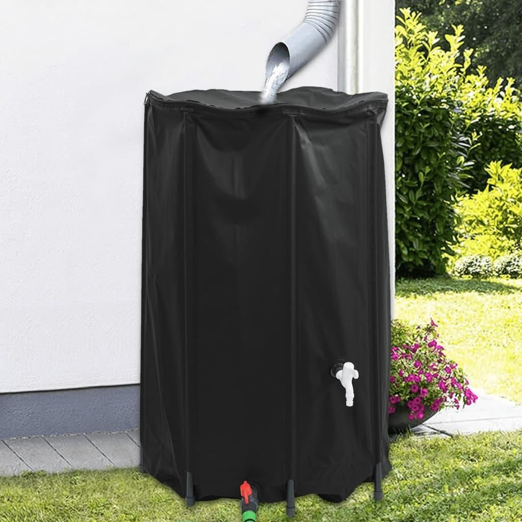 vidaXL Wassertank mit Wasserhahn Faltbar 500 L PVC Produktbild 