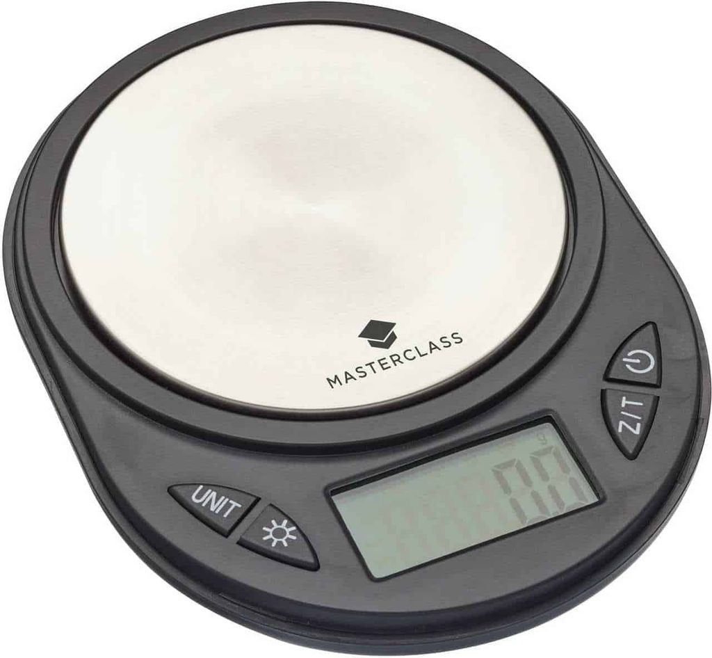 MasterClass Smart Space - Digitale Küchenwaage, klein und leicht zu transportieren dede, 750 g