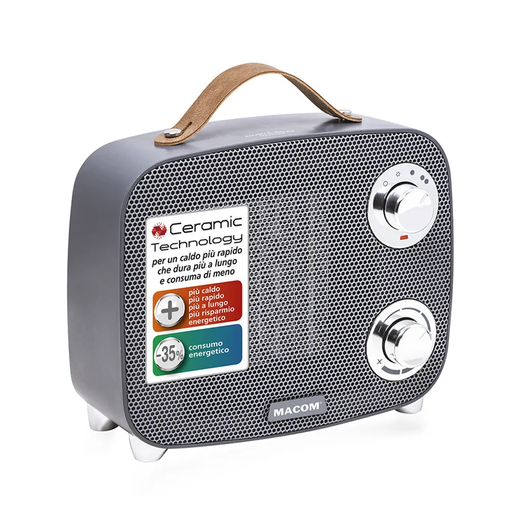 Chauffage soufflant céramique 1500W Macom MINIMAX puissant et silencieux