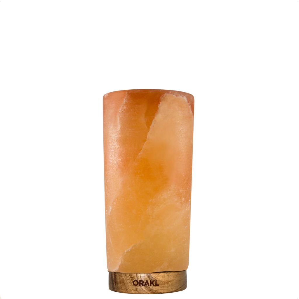 Orakl - Dimmbare Salzlampe Radiance - 3-4 KG - 100% echtes Salz - Salzkristall-Lampe - Salzstein