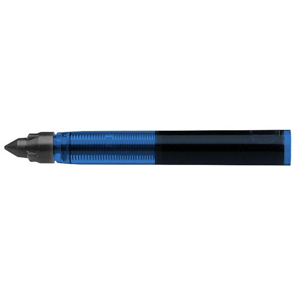 A single ink cartridge for a rollerball pen is shown against a white background.