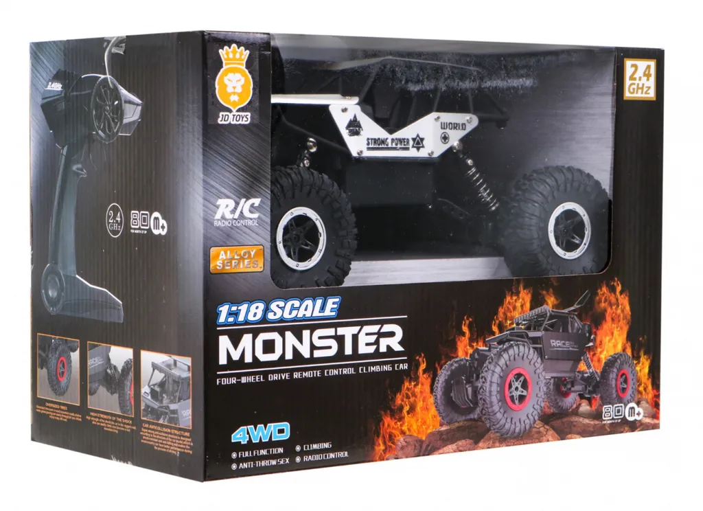 Fini les blocages avec la voiture télécommandée Crawler Monster Ramiz