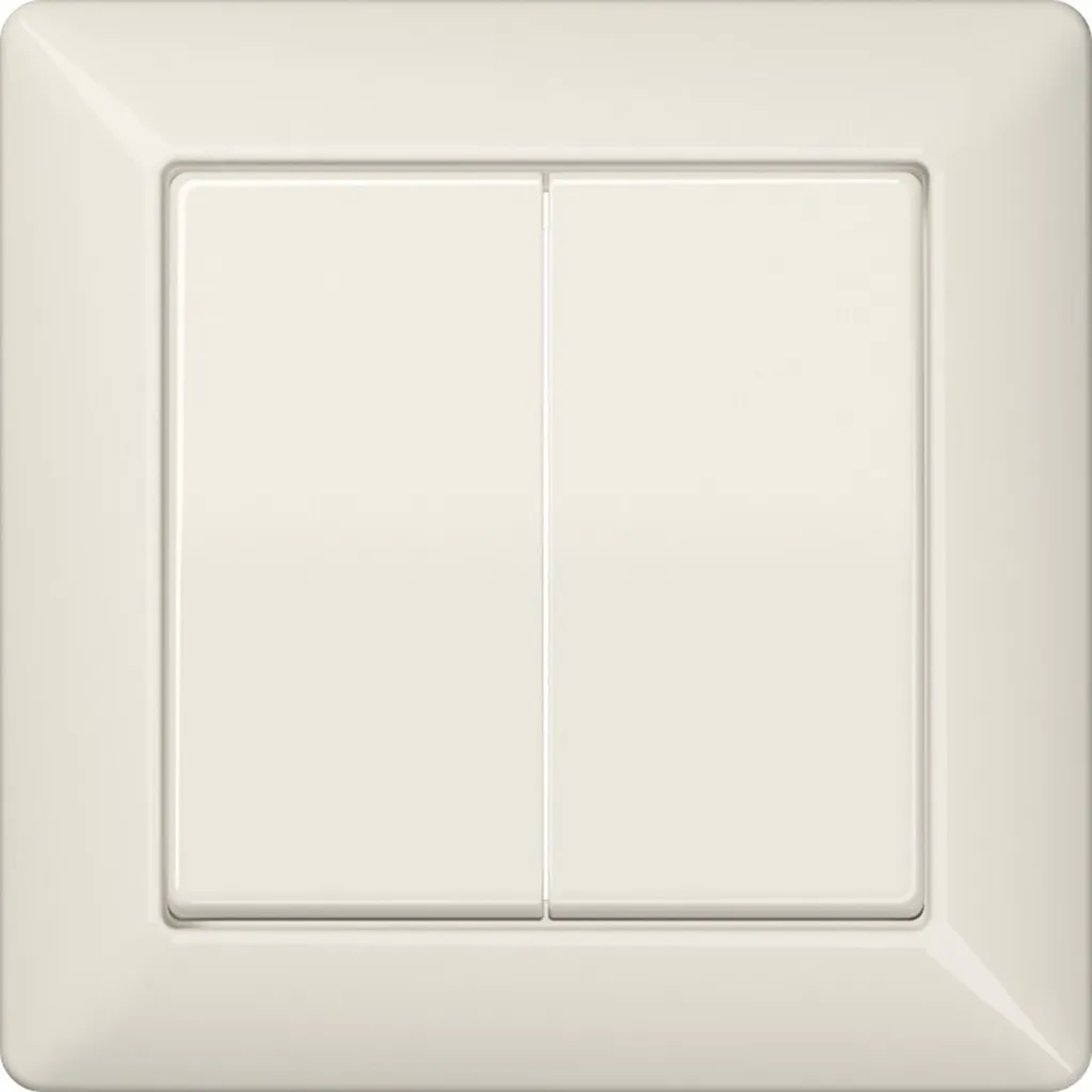 Interrupteur Jung AS590-5 Ivoire anti-jaunissement en Duroplast durable
