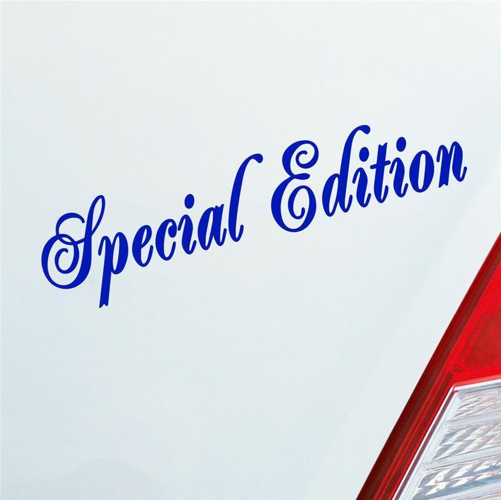 Auto Aufkleber Special Edition Car Tuning Motorrad 15x4 cm Produktbild 