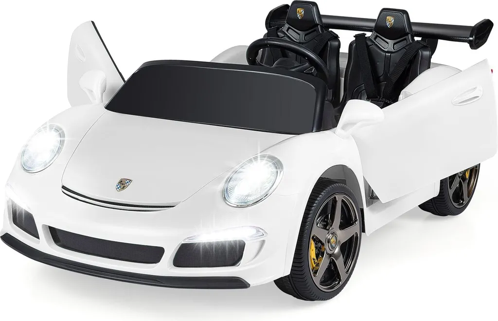 Véhicule électrique enfant 12V tout-terrain 4WD avec éclairage LED