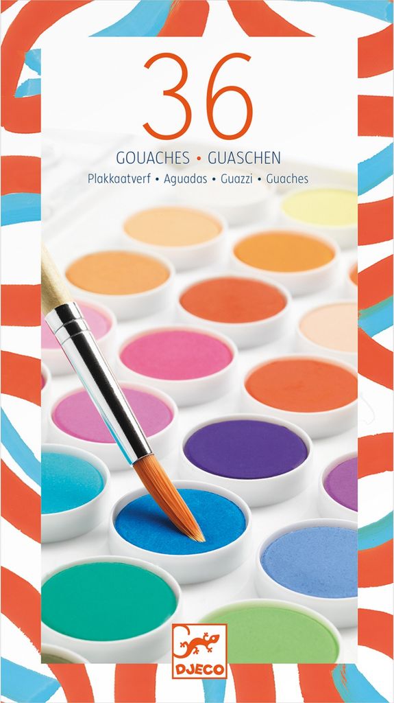 Djeco-Marker, Set mit 36 Farben Produktbild 