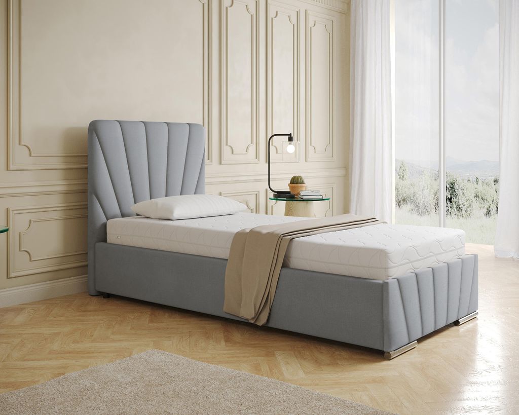 Polsterbett RAY - Komfortbett mit Stauraum, Einzelbett,
