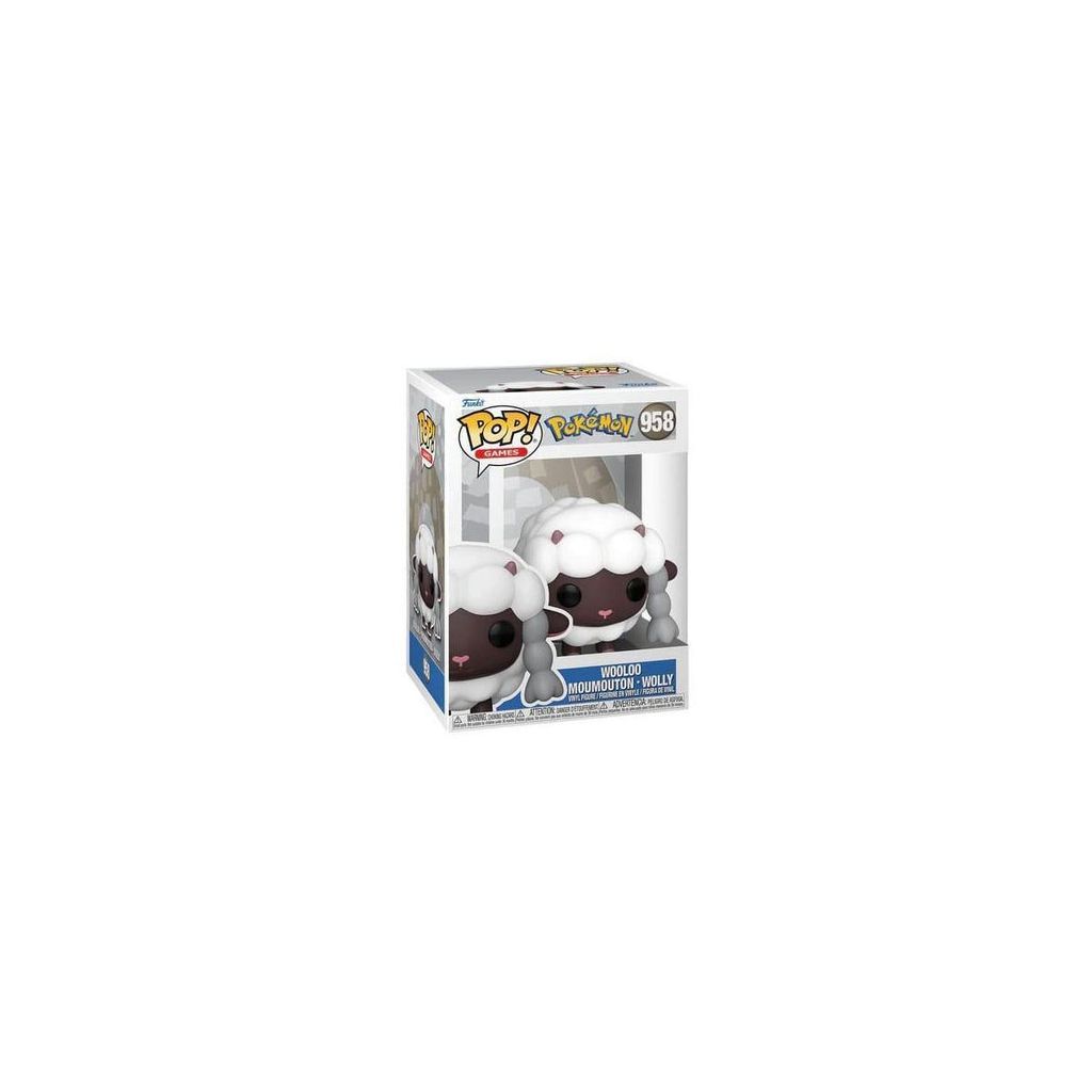 Pokémon - Wooloo Moumouton Wooly 958 - Funko Pop! Vinyl Figur