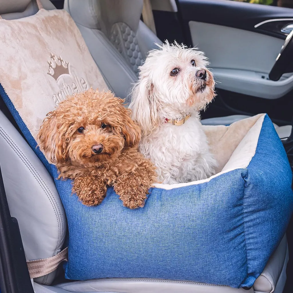 Panier auto pour chien lavable et adaptable sur siège arrière - 2