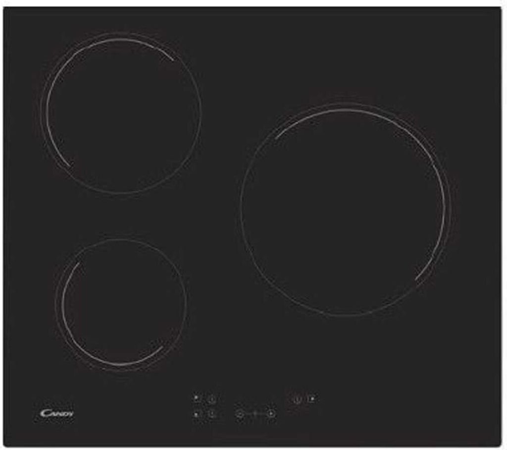Table de cuisson vitrocéramique 59cm 3 feux 5500w - Candy - Image du produit 