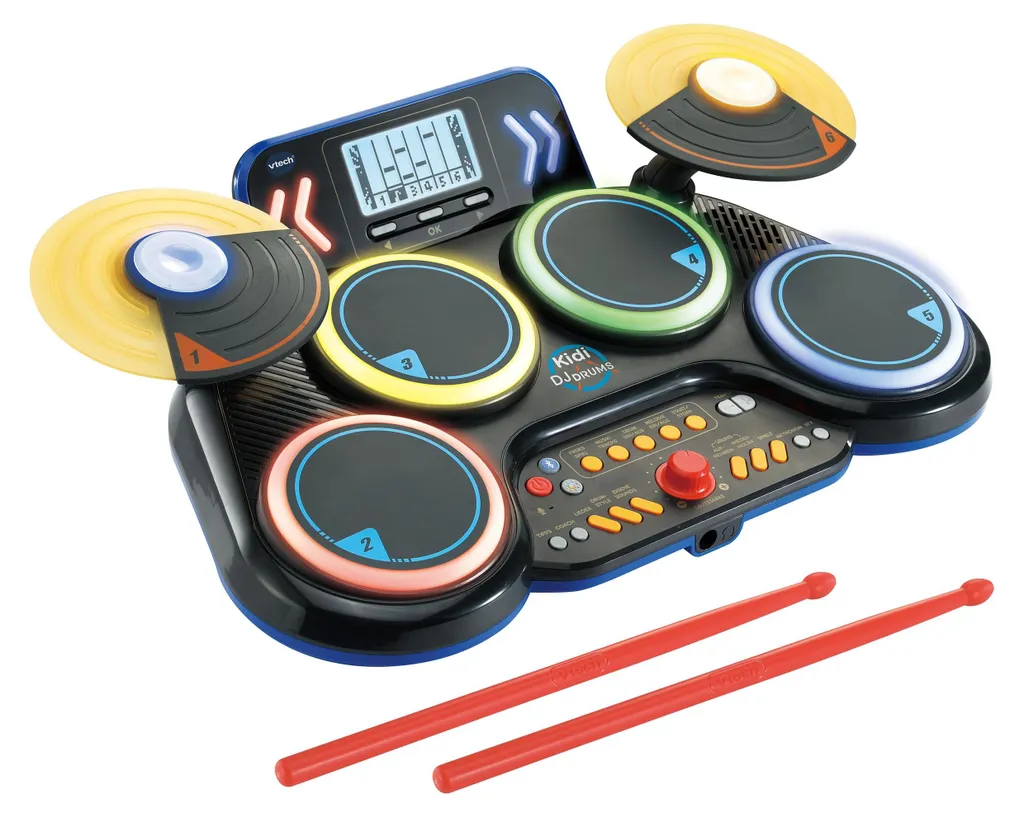 Jouet Musical Kidi DJ Drums : Apprendre la Batterie et le Mixage Audio