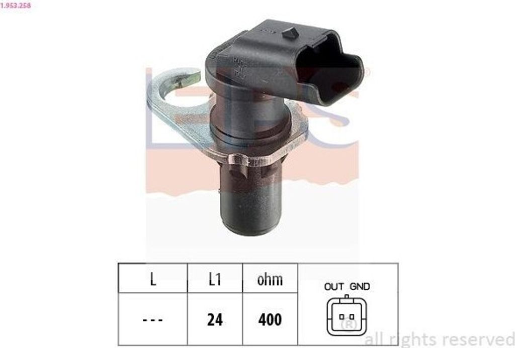 EPS 1.953.258 Kurbelwellensensor Impulsgeber für FIAT Ulysse (179)