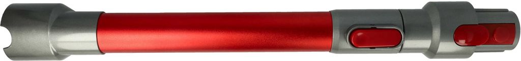 vhbw Staubsaugerohr kompatibel mit Dyson V15 Detect, V15s, V15 Detect Complete, V15 Detect Absolute Staubsauger - 44,5 - 66,5cm Rot