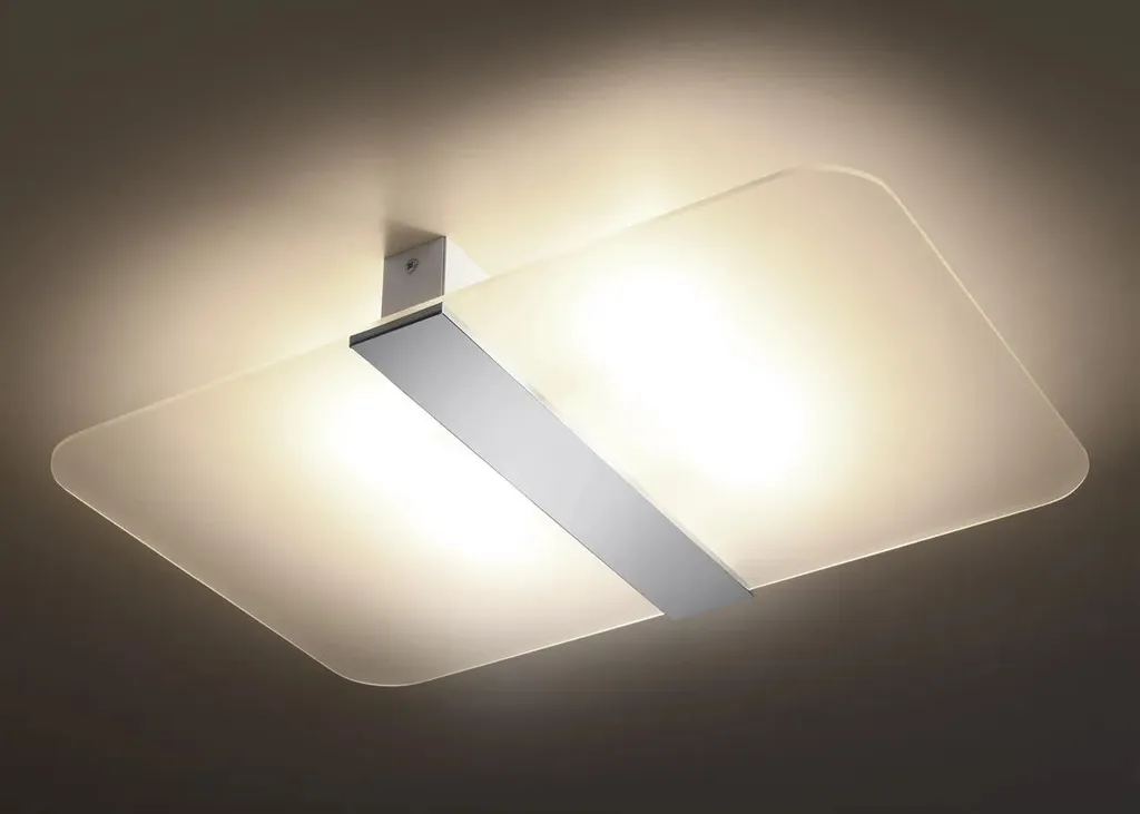 Lampada da Soffitto Sollux AZALIA 4xG9 Acciaio e Vetro Bianco | Elegante - 14