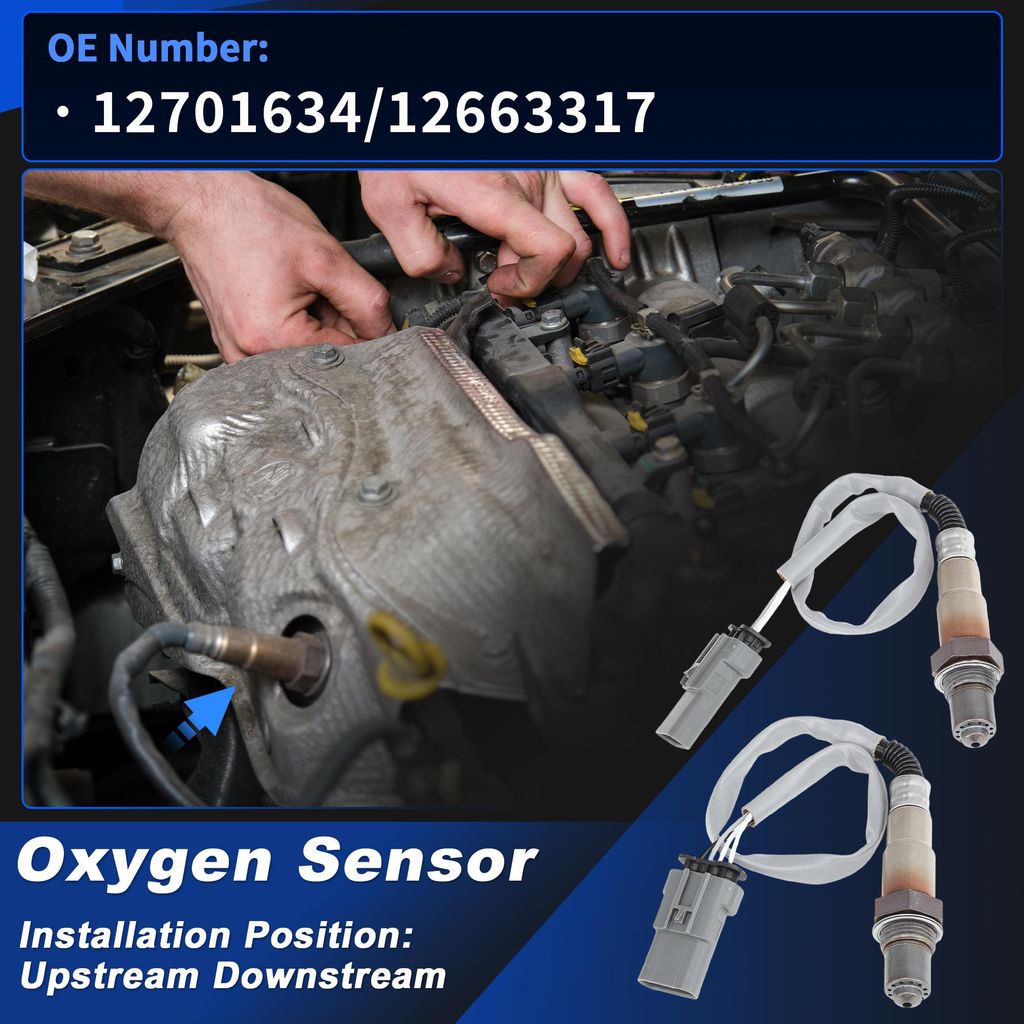 Upstream Downstream Sauerstoffsensor Für Chevrolet Cruze Spark Trax 1.4L Für Chevrolet Volt Malibu Für GMC Terrain 1.5L 12701634/12663317 2 Stück