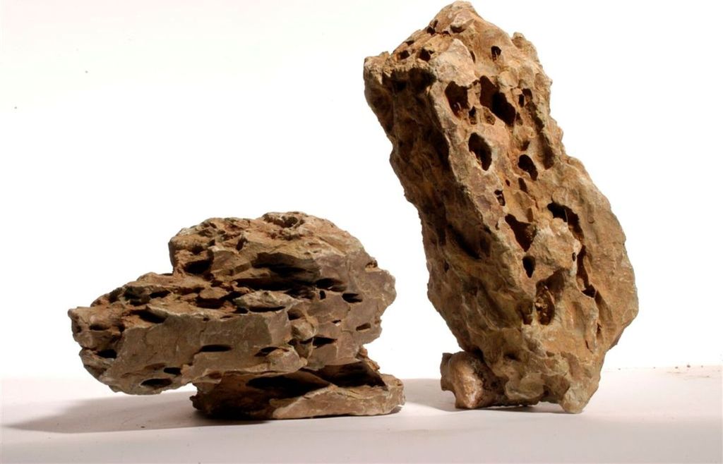 AQUADECO Drachenstein für Aquarien, 0,8 - 1,2 kg, rotbraun, 1 Stk.