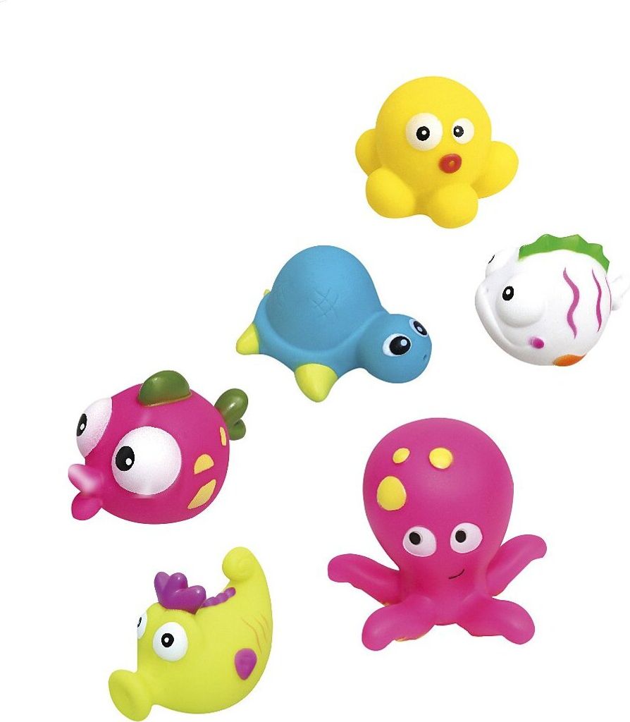 Jouet de bain animaux marins 6pcs. Image du produit 