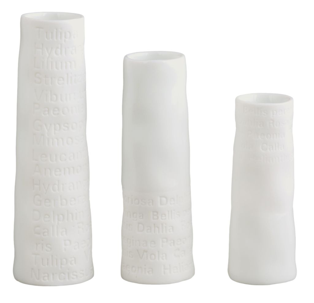 Räder Raumpoesie Minivasen Set 3 Stk. max.3x3x9,5cm Produktbild 