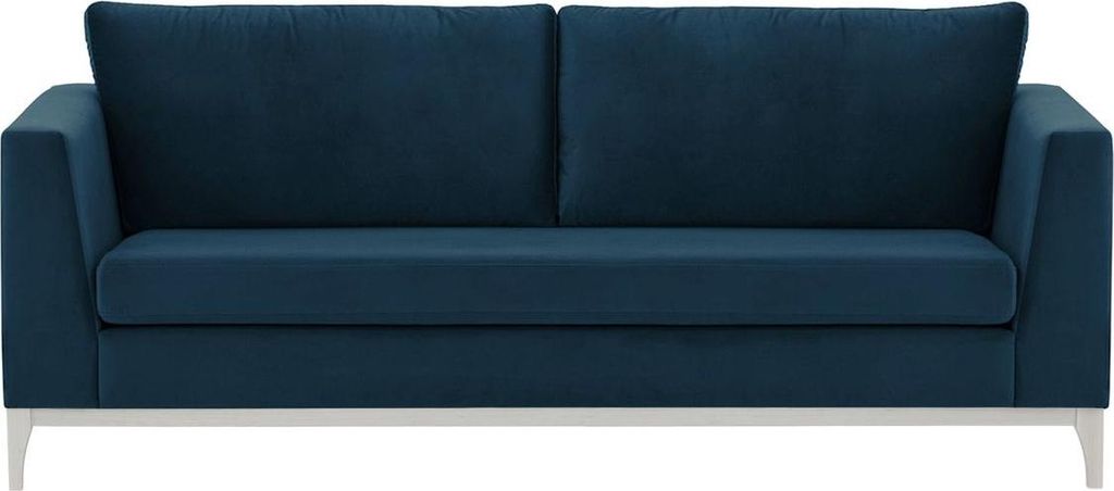 Dreisitzer-Sofa Gosena Wood-Velluto 11-white