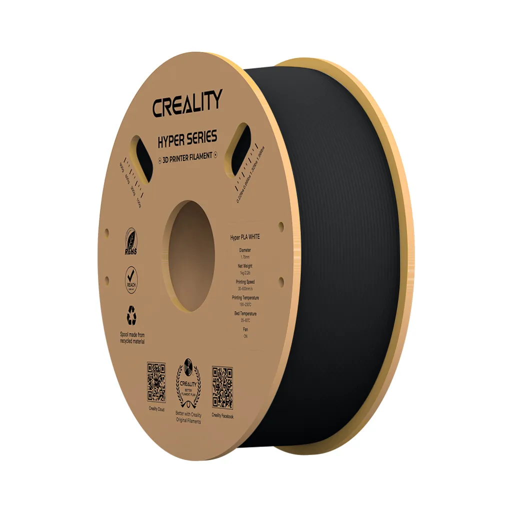 Filamento ABS Creality Nero per Stampa 3D - Bobina 1kg - Qualità Garantita