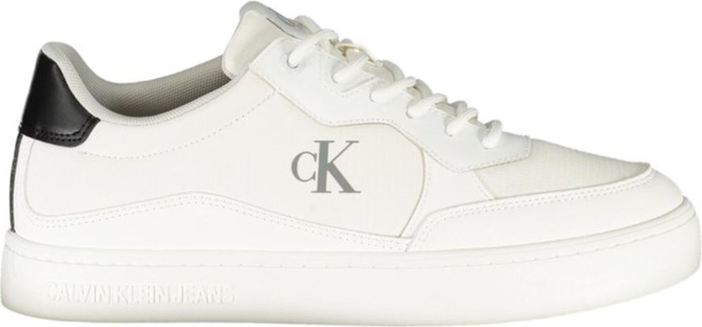 Modischer Herren-Sportschuh in Weiß mit Kontrasten und Logodetails