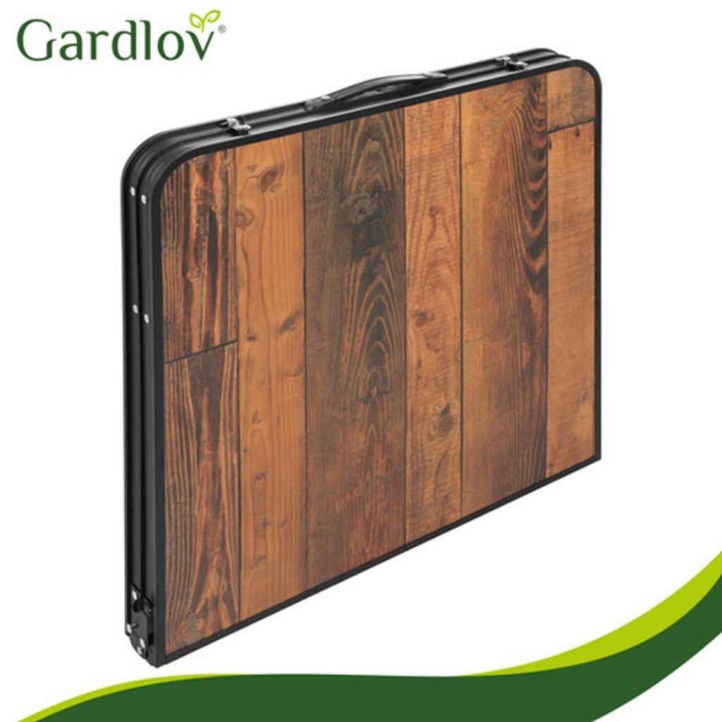 Tavolino pieghevole da campeggio, set da giardino con 4 Immagine del prodotto 