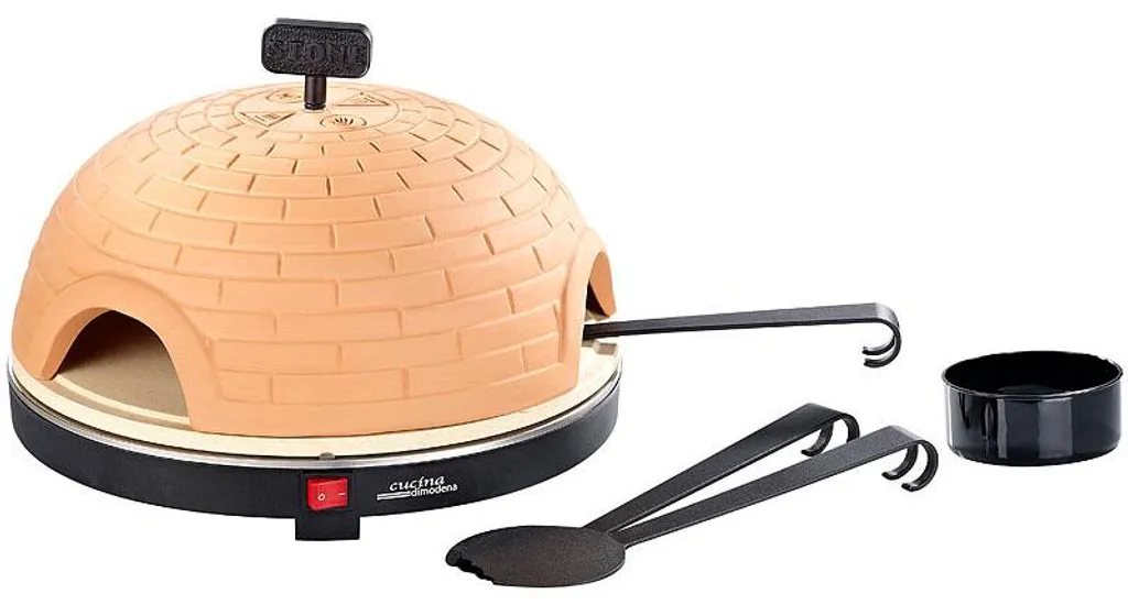 Four à pizza en terre cuite à haute inertie, cuisson uniforme format L