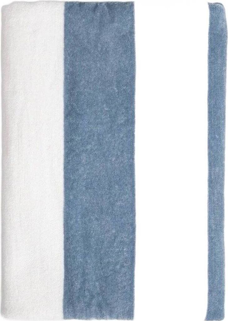 HOMLA Ręcznik LAWENA w biało błękitne pasy 70x130 cm Zdjęcie produktu 