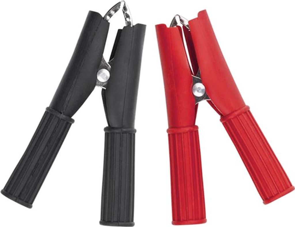 Krokodilstecker 30A isoliert rot Länge 74mm - SS 0153 CZE
