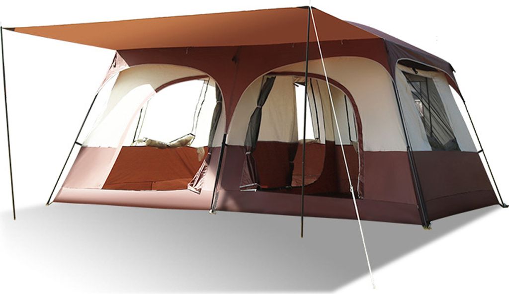 Reise-Campingzelt mit 2 Zimmern, grosses Produktbild
