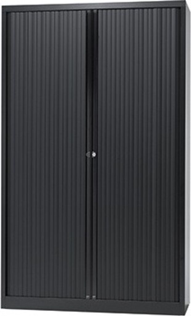 BISLEY Rollladenschrank EuroTambour Maße: 120 x 198 x 43 cm (B x H x T) Anzahl der Fachböden: 4 Fachböden