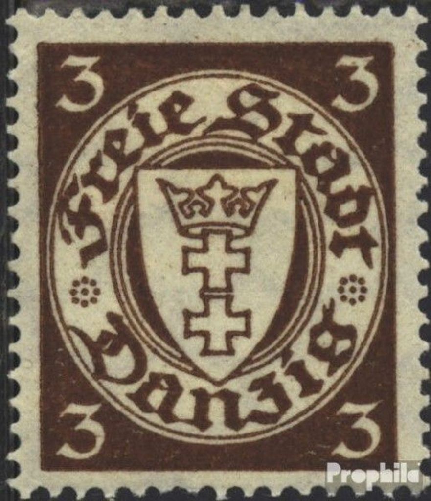 Briefmarken Danzig 1927 Mi 216x (kompl.Ausg.) Jahrgang 1927 komplett gestempelt Wappen