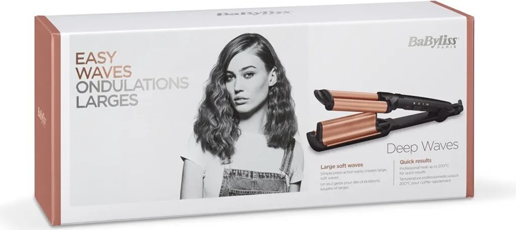 BaByliss W2447E Deep Waves : Fer à gaufrer professionnel haute précision - 13