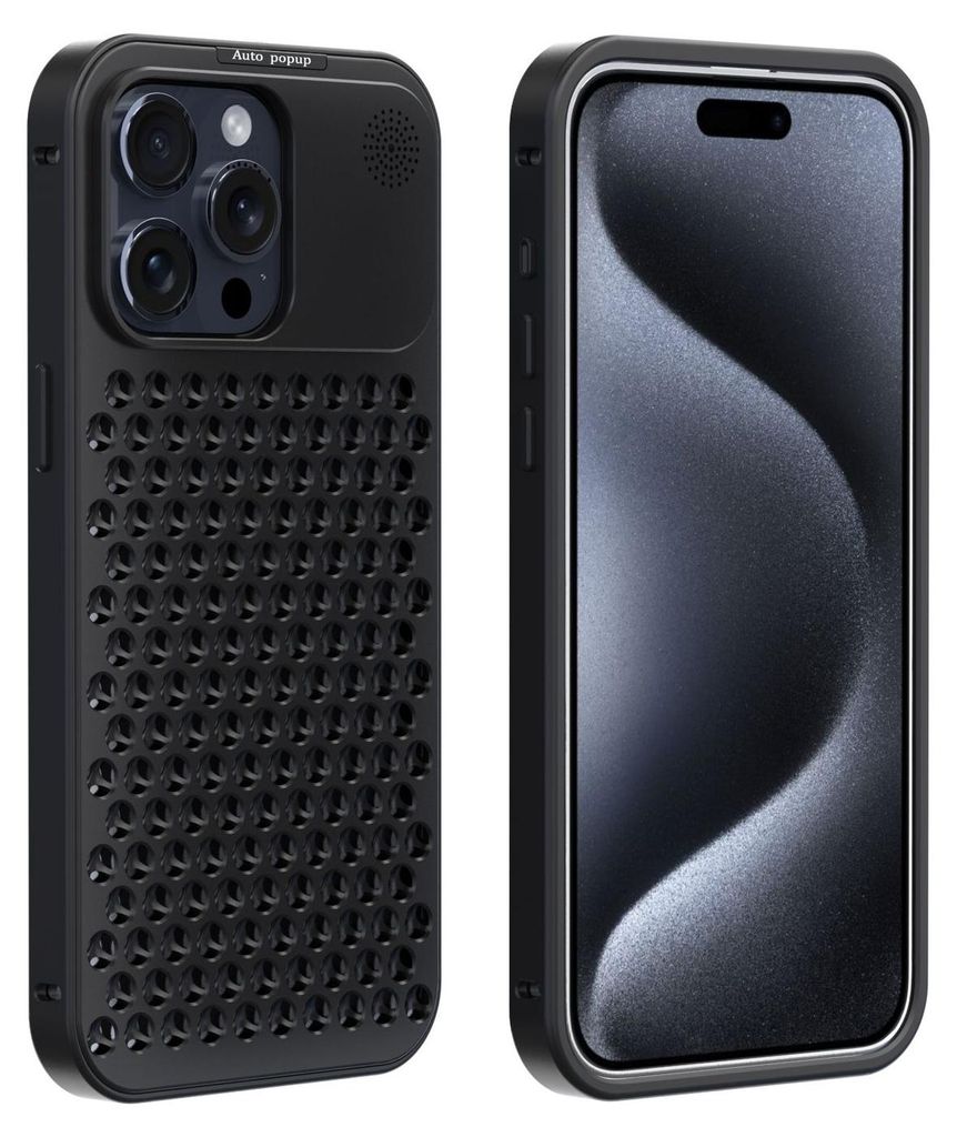 Pour Apple iPhone 15 Pro Max Étui en aluminium de première Image du produit 