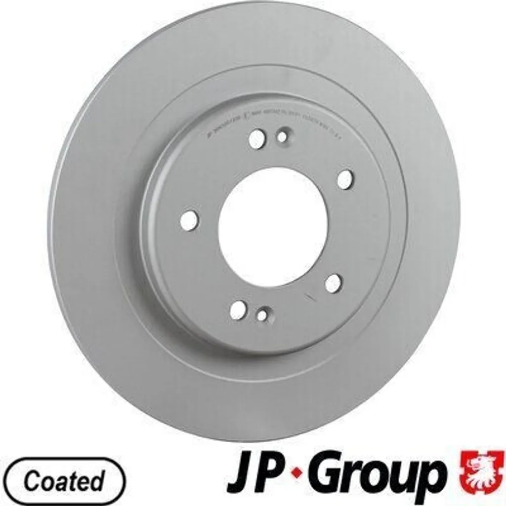 2 Disques de Frein JP GROUP 3663201200 Arrière pour HYUNDAI i30 GD 284mm