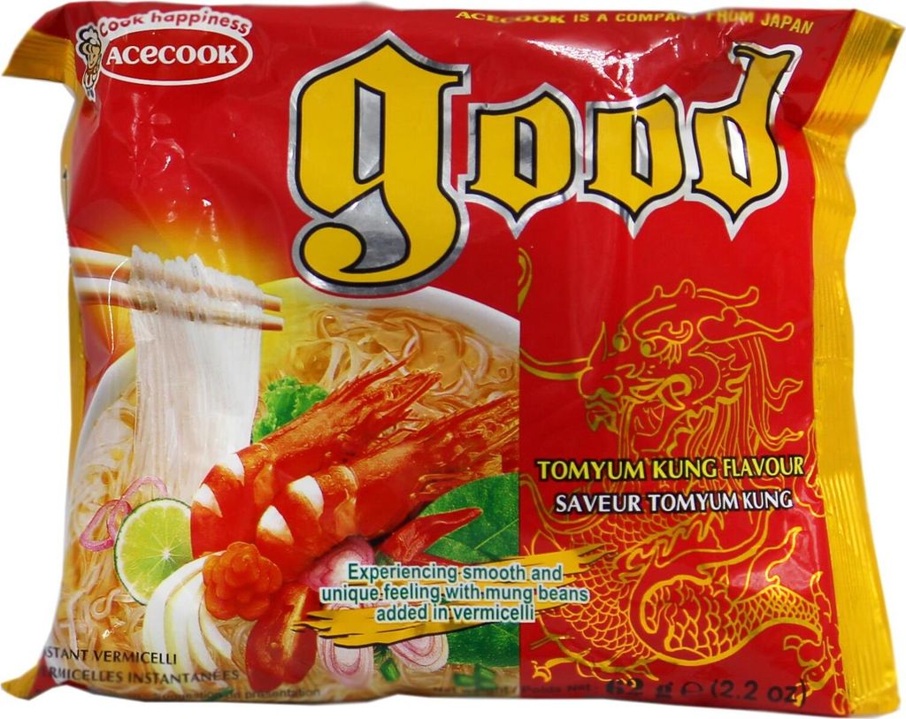 Acecook Glasnudeln Instantnudel Tom Yum 62g
