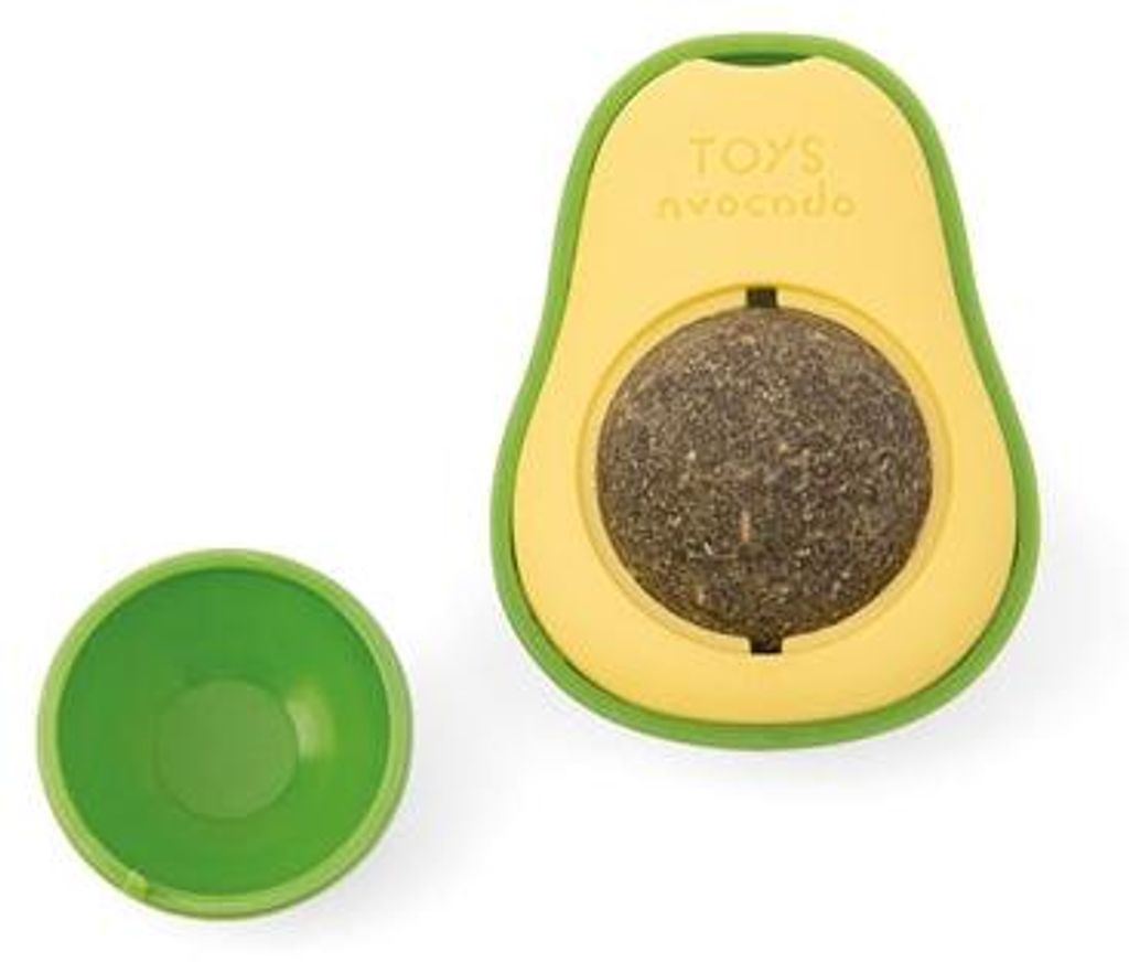 Imac Avocado mit Katzenminze-Ball – Katzenspielzeug