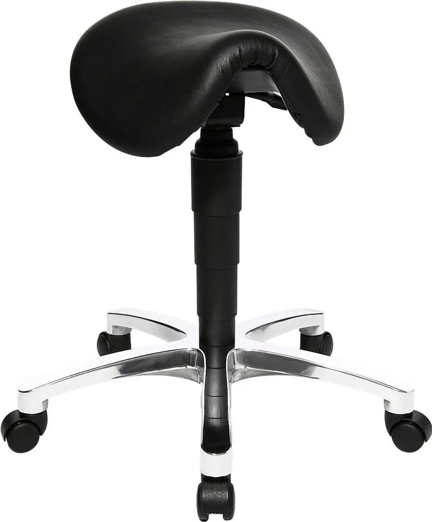 Tabouret de Bureau Ergonomique Bonanza Topstar Noir Assise Confort