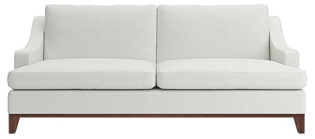 Beige Couch mit knöpfen American Style Sofa Polster Sitz Couchen Sofas Luxus Neu