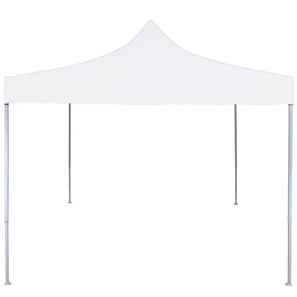 Tenda professionale pieghevole per feste 2×2 m in acciaio bianco
