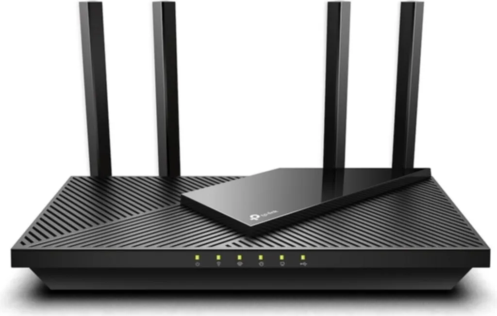 TP-LINK Archer AX55 WLAN-Router Gigabit Ethernet Dual-Band (2,4 GHz/5 GHz) Schwarz (ARCHER AX55)