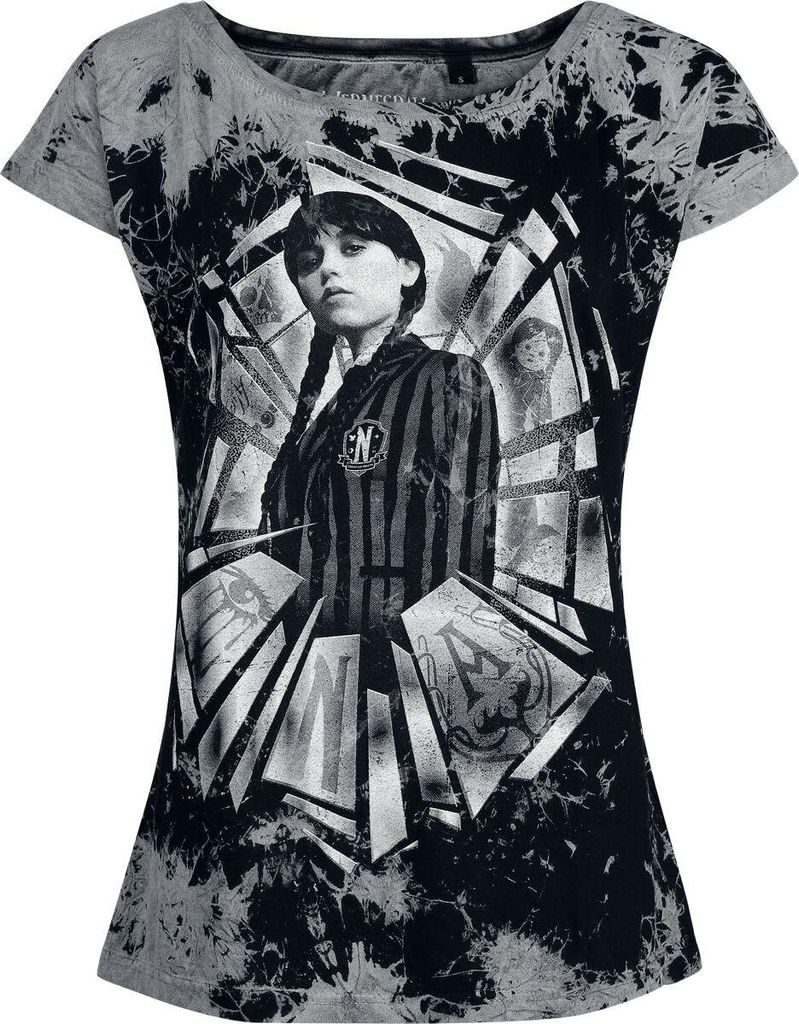 Wednesday T-Shirt Damen Wednesday - Glasses schwarz XXL